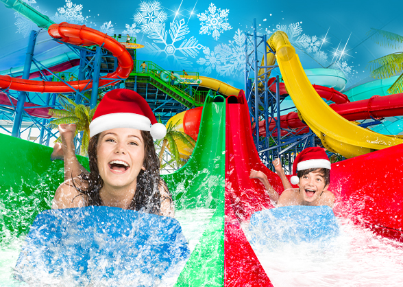 Racing Slides at Fallsview Indoor Waterpark