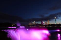 Niagara Parks Valentine's Day Falls Illumination
