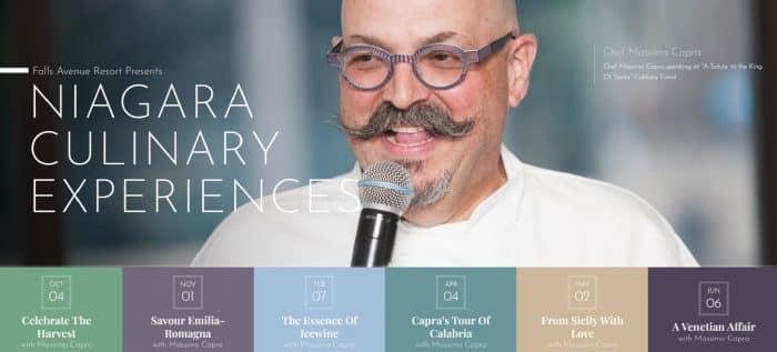 Niagara Culinary Experiences With Massimo Capra