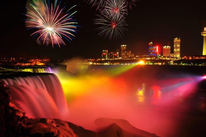 Niagara Falls Fireworks and Illumination